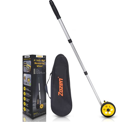 Snapklik.com : Zozen Measuring Wheel, Scalable Length 40in, Measuring Wheel In Feet And Inches ...