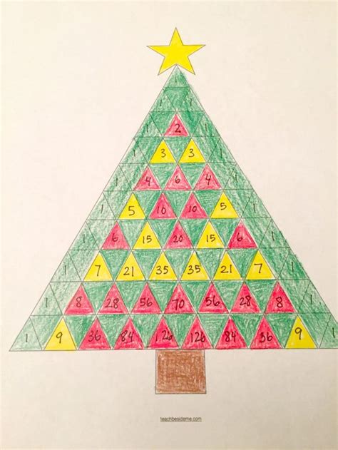 Image result for Pascal Triangle Christmas Tree