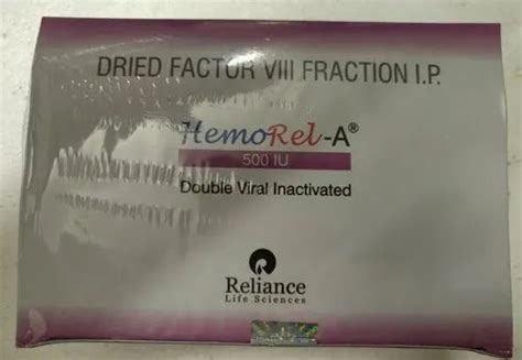 Pharmaceutical Medicines - Dried Factor VIII Fraction I.P. 500 IU ...