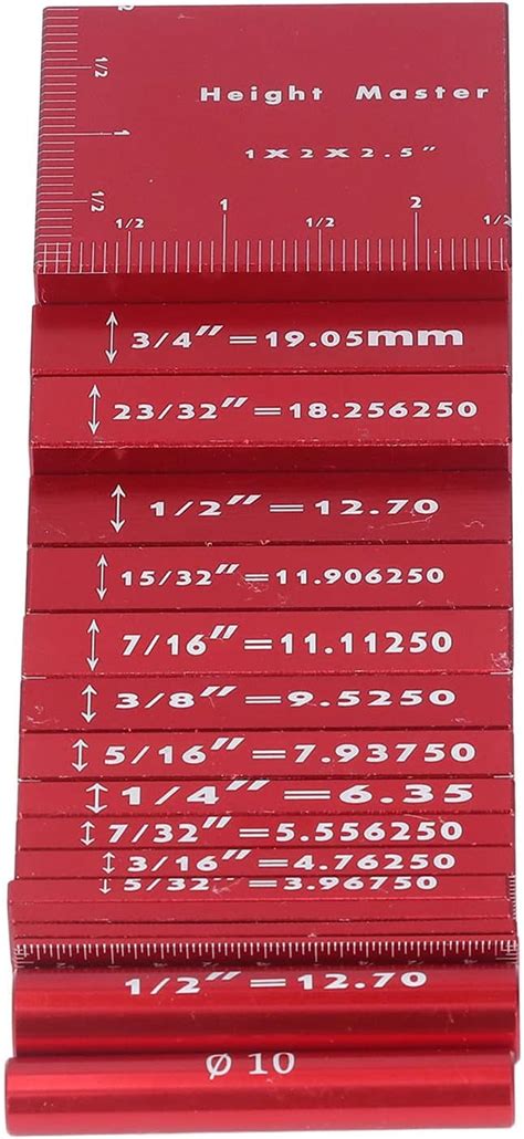 Buy Setup Blocks Height Gauge Set, 17pcs Precision Aluminum Setup Bars ...