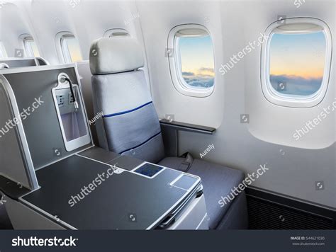Airplane Seat Window Inside Aircraft Stock Photo 544621030 | Shutterstock