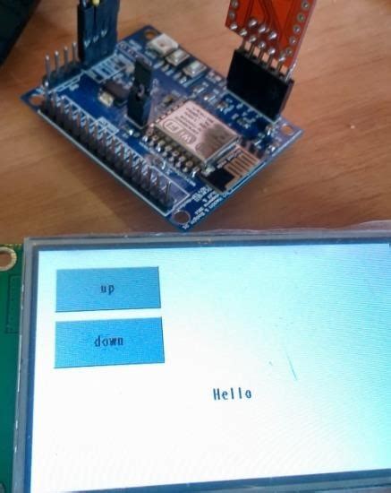 Nextion Display Tutorial 的图像结果