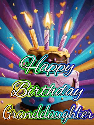 Happy Birthday Granddaughter GIF 99