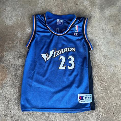 Vintage Youth Michael Jordan Wizards Jersey Size:... - Depop