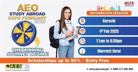AEO Study Abroad Expo Karachi - 4th February 2025 -11am to 6.30pm ...