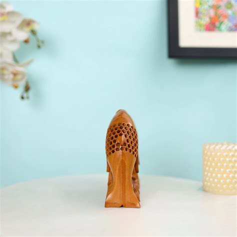 Buy Handcrafted Dolphin Family Decor in Kadam Wood – Ethnic India ...
