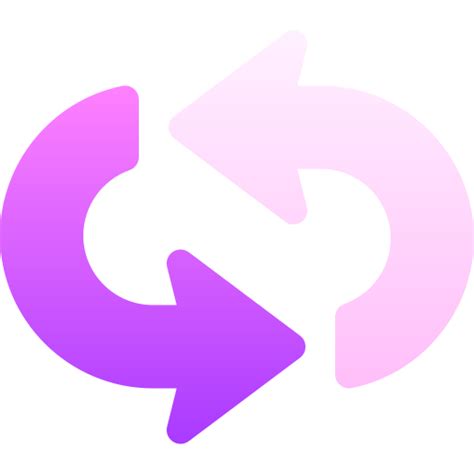 Circular arrows Basic Gradient Gradient icon | Freepik
