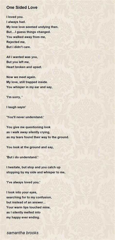 One Sided Lover Quotes