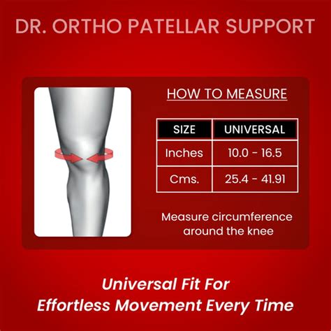 Patellar Support | Adjustable Knee Support for Stability – Dr. Ortho