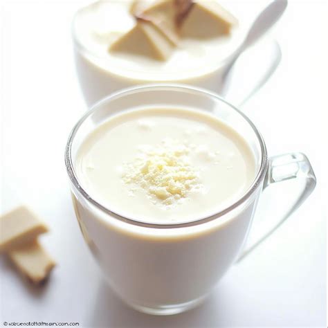 Homemade White Hot Chocolate | Tessa Recipes