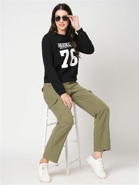 Buy Women Olive Cargo | Kraus Jeans