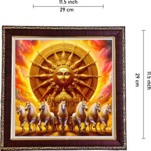 New Yashika Enterprise Surya Narayan Bhagwan Religious Frame Price in ...