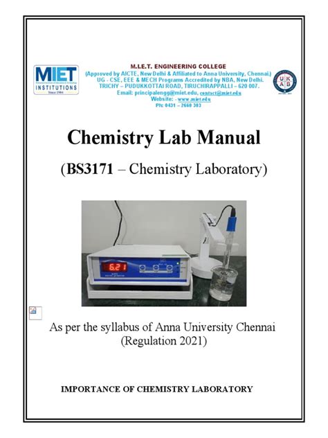 Image result for Lab Manual Example