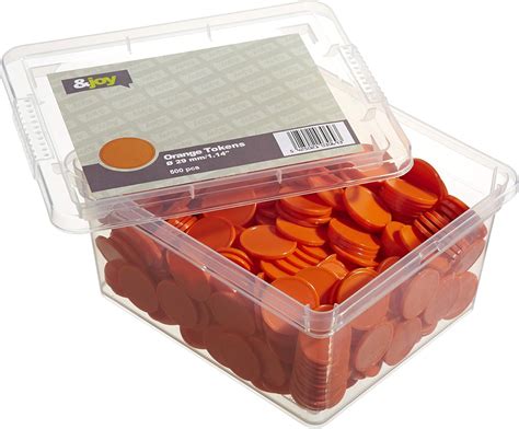 E-Service (Europe) Ltd En-Joy blank plastic tokens - 500 coins - 29 mm ...