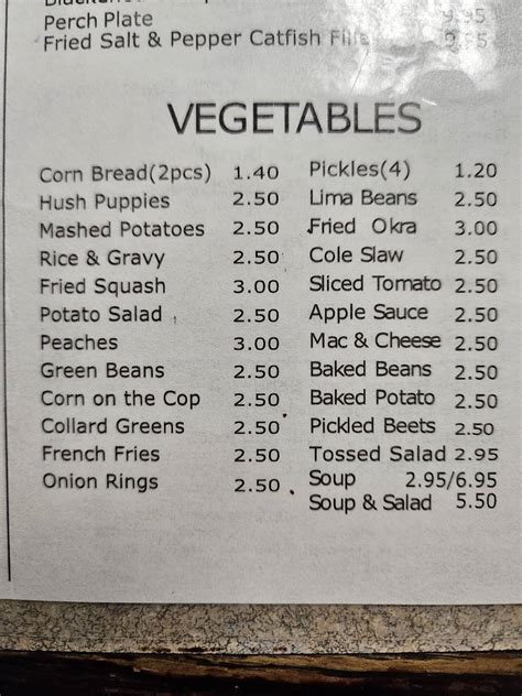 Menu at Steele Creek Cafe, Charlotte