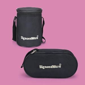 Buy Signora Ware Monarch Midday Microwave Safe Lunch Box (2 Stainless ...