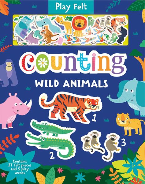 Counting Wild Animals (Soft Felt Play Books) : Elliot, Kit, Williams ...