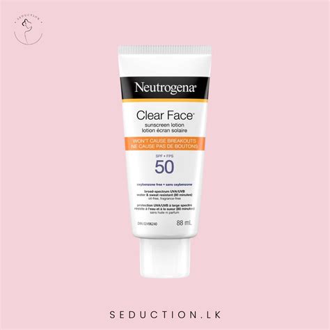 Neutrogena Clear Face Sunscreen Lotion SPF 50 88ml - LKR 5,250.00