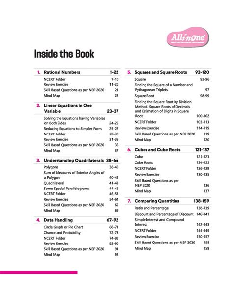 All In One CBSE Math Class 8 | For CBSE Exams 2026 | Based On Latest ...