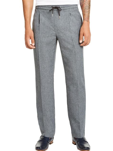 Alfani Mens Drawstring-Waist Stretch Casual Pants - Walmart.com