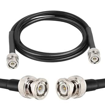 MOOKEERF BNC Male to BNC Male Coaxial Cable 50 ohm RG8X Coax Cable ...