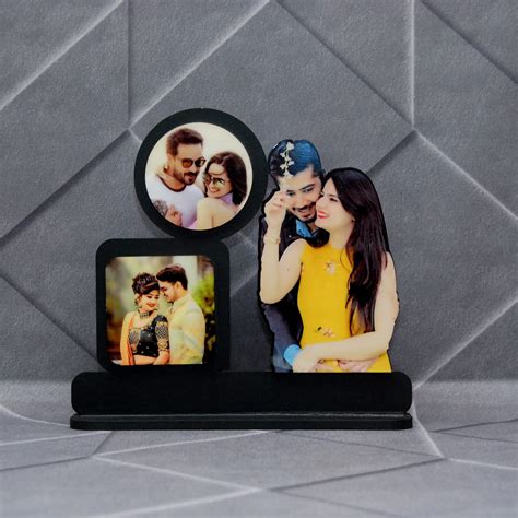 Photo Standy (3 Photos) Personalized Gift MDF Cutout Photo Frame ...