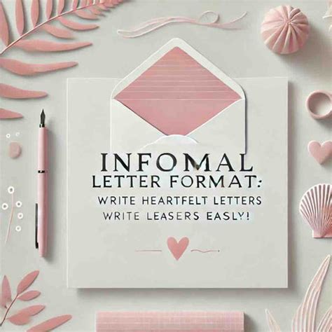 Informal Letter Format: Write Heartfelt Letters Easily! – Eduyush