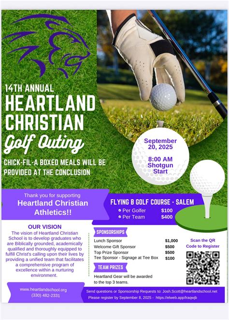 14th Annual Golf Outing | Flying B Golf Course, Salem, OH | September ...