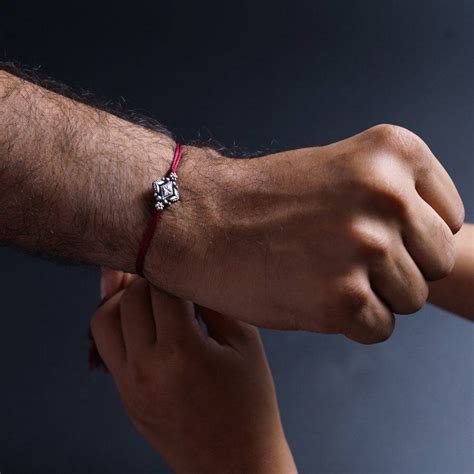 Handcrafted Silver Rakhi/Pendant | House of Aadyaa