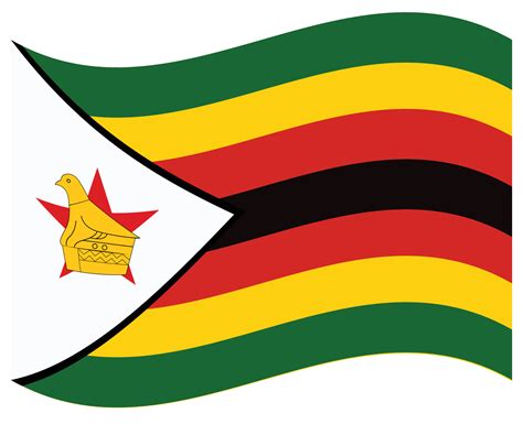 National flag of Zimbabwe - Flat color icon. 16833390 Vector Art at Vecteezy