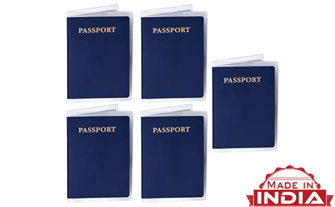 Buy Storite Transparent Polyvinyl Chloride Unisex Passport Cover With ...