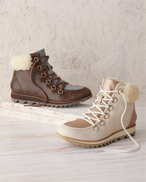 SOREL Harlow Lace Cozy Boots | Garnet Hill