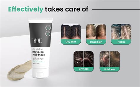 Buy ThriveCo AHA BHA PHA Exfoliating Scalp Scrub | Promotes Hair Growth ...
