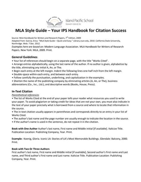 Image result for MLA Style Guide Book