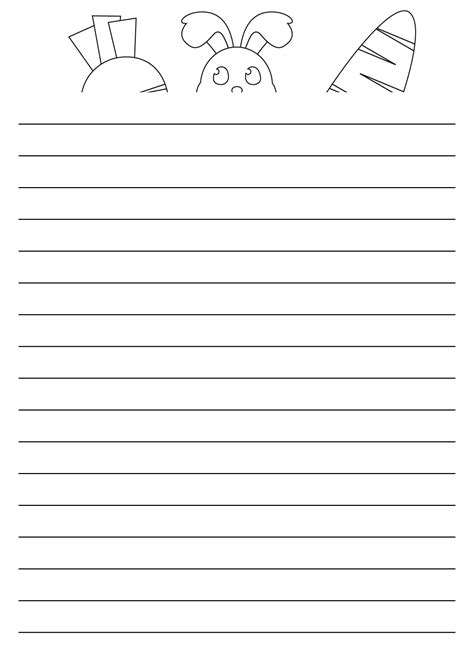 Lined Writing Paper Template - 14 Free PDF Printables | Printablee