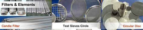Filters and Elements - JJ. Wirecloth Industries