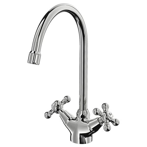 EDSVIK dual-control kitchen mixer tap, chrome-plated - IKEA