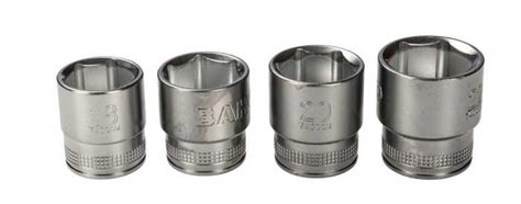 S330 Bahco | Bahco 34-Piece Metric 1/4 in; 3/8 in Standard Socket/Bit ...