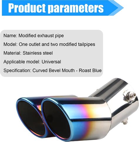 AutoBizarre Stainless Steel Burnt Blue Holographic Blue Round Shaped D