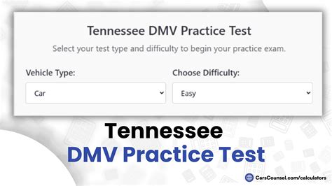 Tennessee DMV Practice Test 2025 – 100% Free & Updated
