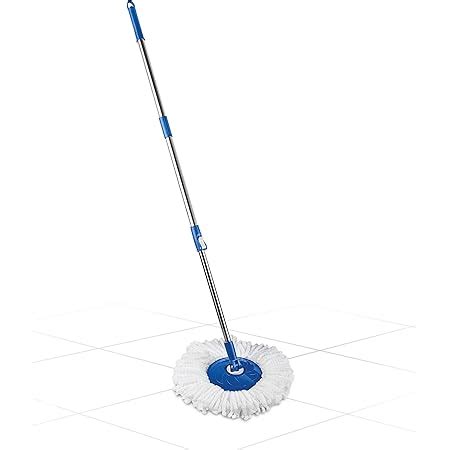 Gala Spin Mop Extendable Handle/Stick Rod with Microfiber Refill ...