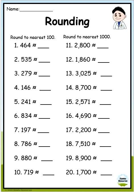 Rounding Numbers Worksheets - Printable Parents - Worksheets Library