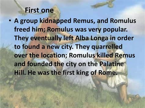 Foundation of rome - Italian legend | PPTX