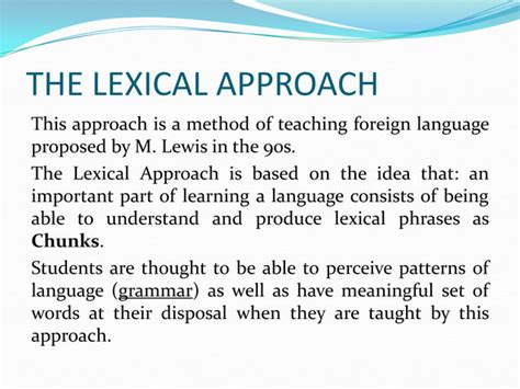 Image result for Lexical Approach Examples