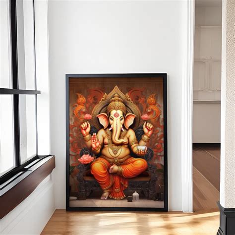 Lord Ganesh ji Wall Décor Art Décor - Vignette Store