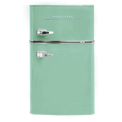 Buy Retro 3.2 cu. ft. 2-Door Mini Fridge in Mint Green Online in India ...