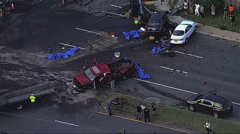 7 people injured, pedestrian hit in multi-car crash in Maryland | wusa9.com