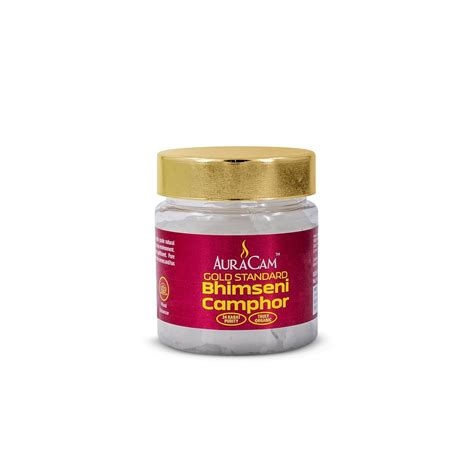 AuraCam Gold Standard Bhimseni Camphor - 50 GMS/Camphor for Pooja/100% ...