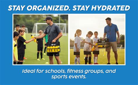 SLG Cricket Water Bottle Carrier | Durable Plastic Holder 10-Bottle ...