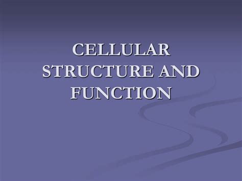 Image result for Cellular Structure and Function